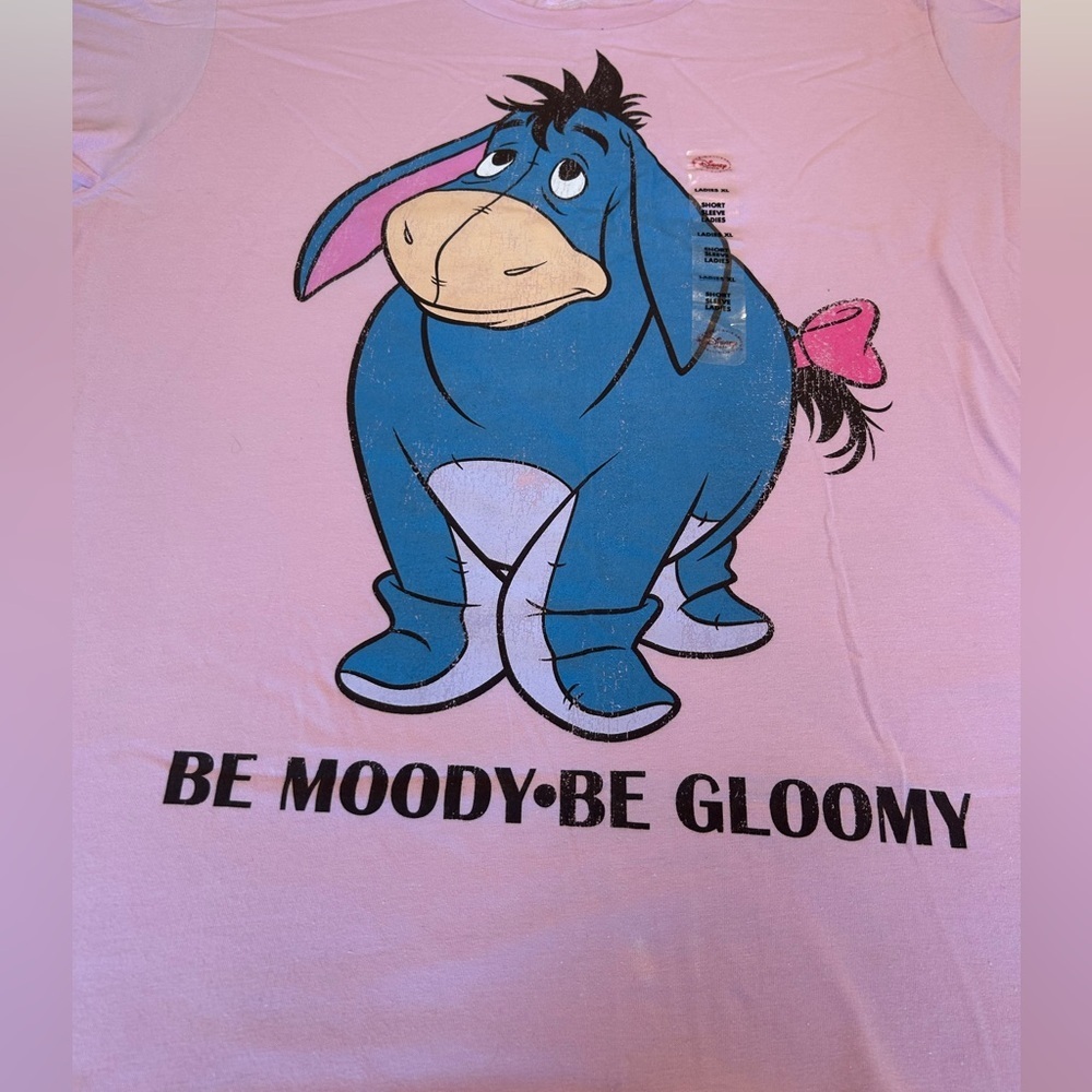 Disney Pink Eeyore Short Sleeve Tee